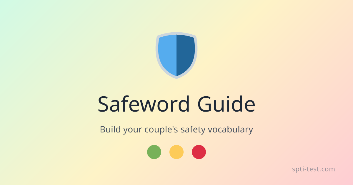 Safeword Guide - SPTI